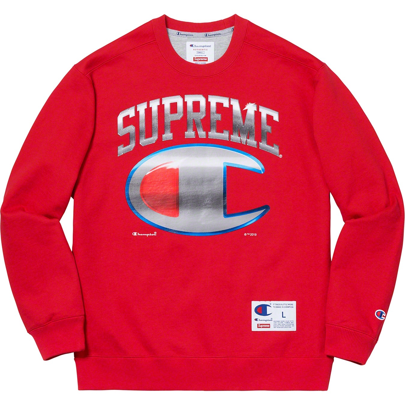 Supreme®/Champion® Chrome Crewneck view 4